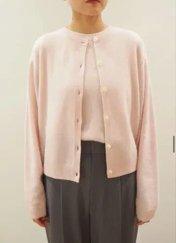 [ UNIQLO ] 캐시미어 크루넥 숏 가디건