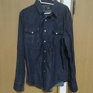 RRL 데님 웨스턴 셔츠 랄프 로렌