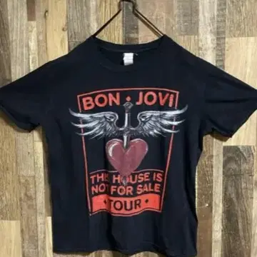 BON JOVI 투어 T셔츠 부트렉