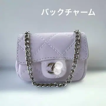 백참 로고 미니백 C 연보라