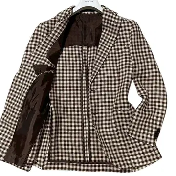 미사용급 48/L 딸리아또레 Brilla 마 혼방 테일러드 자켓