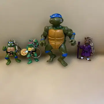 뮤턴트 터틀즈 피규어&키링 4개 세트 알뜰 상품