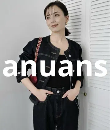 거의 미사용 anuans 데님 자켓 FREE 인디고 블루