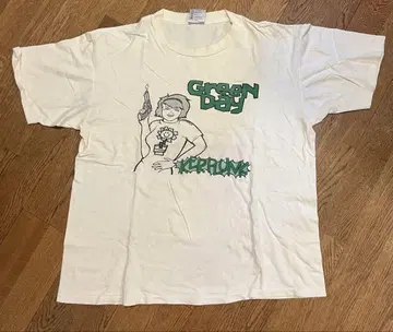 [ 레어 ] 90s Green Day Kerplunk 티셔츠 빈티지
