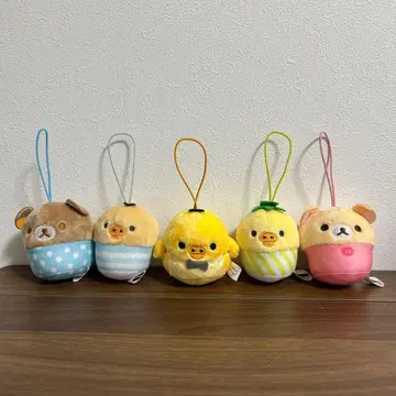 리락쿠마 카푸구루미 키이로이토리 마핀 카페 (전 5종 컴프) 가챠