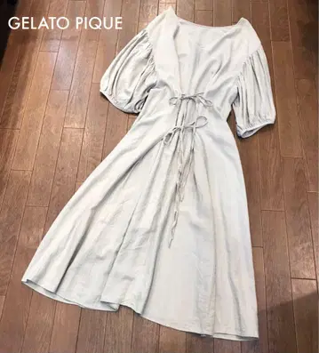 GELATO PIQUE 소매 볼륨 원피스