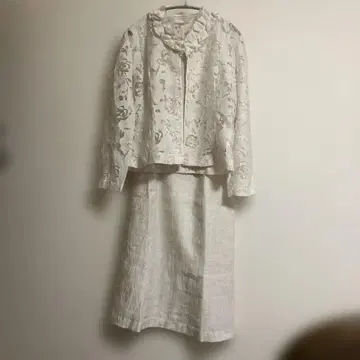 세레모니 수트 3세트 9호 아이보리 시스루 프릴