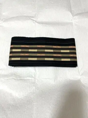 세련되고 멋스러운 반폭 오비 리버서블 블랙 베이스 used