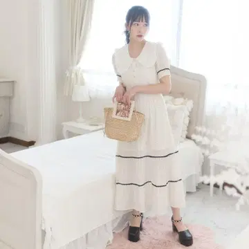유메텐보 Millor TOKYO 튤 세일러 카라 원피스