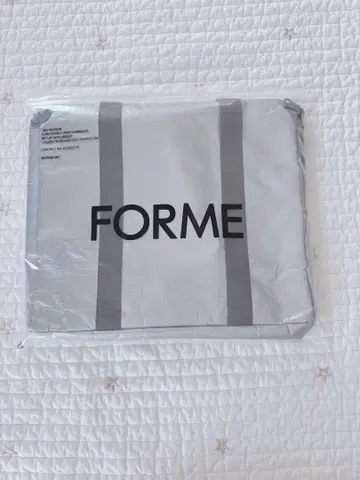 미사용 새상품 FORME 에어컨 백 M 사이즈 차콜