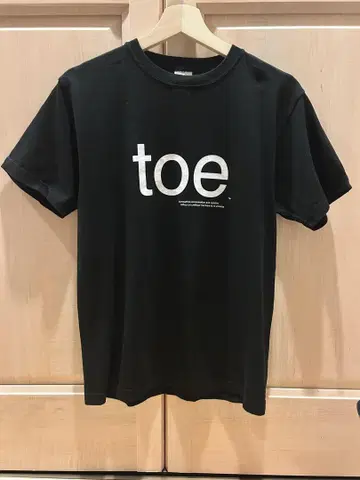 레어 초기 toe T셔츠 블랙 M