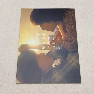 오늘 밤, 세계에서 이 사랑이 사라져도 영화 팜플렛