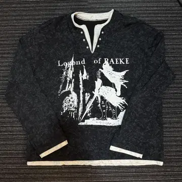 Y2K Legend of BAEKE 긴팔 셔츠 다크 그레이