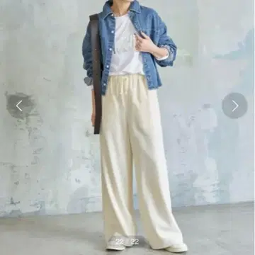 Spick & Span 트위드 이지 팬츠