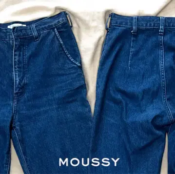 [ 완판템 ] MOUSSY 마우지 하이웨스트 스트레이트 데님 25