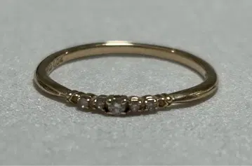 agete K10 다이아몬드 반지 0.04ct