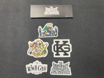 King Gnu 라이브 투어 스티커 2종류
