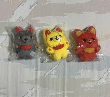 신님 여우와 샐러리맨 봉제 인형 가챠가챠 베니 킨 크로