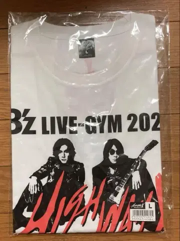 B'z LIVE-GYM 2022 HighwayX 셔츠 화이트 L