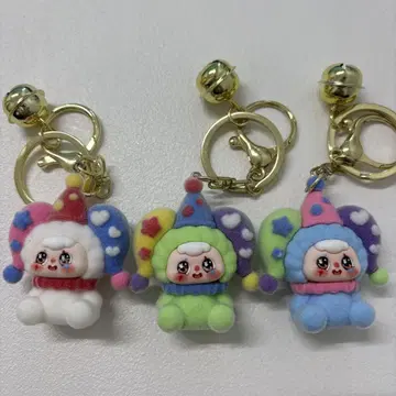 BABYTHREE 컬러풀 곰 키링 세트