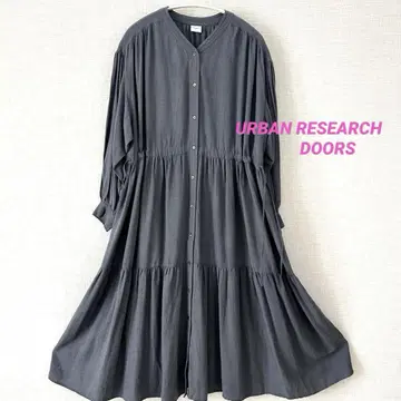 URBAN RESEARCH DOORS 티어드 개더 원피스