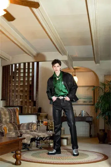 DAIRIKU 21AW Satin Shirt with Money Clip