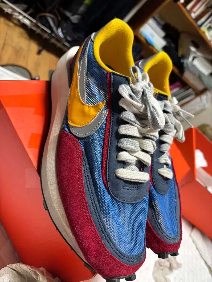 Nike Sacai LD Waffle Red Blue 265
