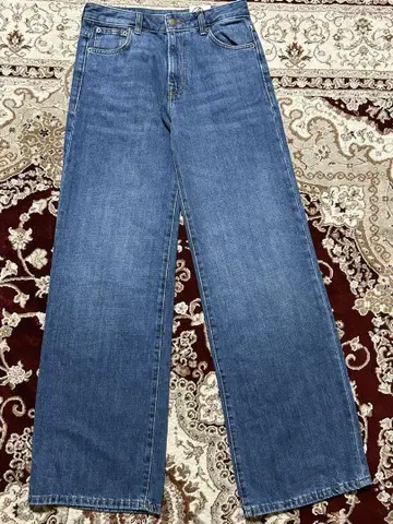 ZARA 미드 라이즈 데님 팬츠