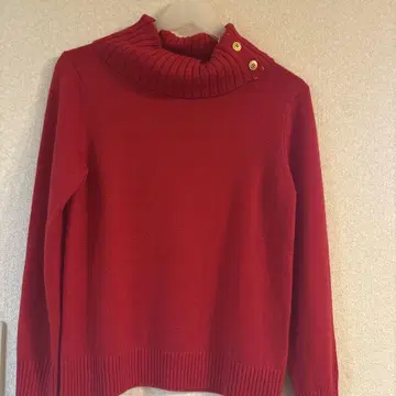 BLUE LABEL CRESTBRIDGE 빨간색 니트 스웨터 38