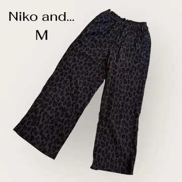 niko and - 니코앤드 DRY 쿠쉬 이지 팬츠 M 레오파드 무늬