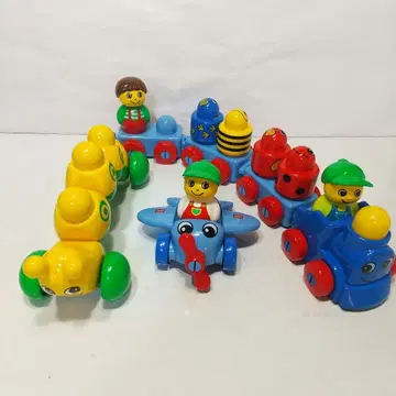 레고 듀플로 프리모 LEGO duplo 비행기 기차 애벌레 사람 2