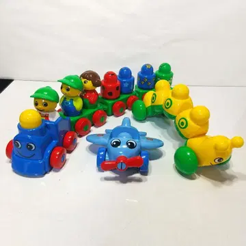 레고 듀플로 프리모 LEGO duplo 비행기 기차 애벌레 사람 1