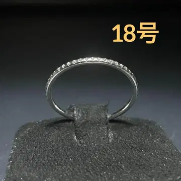 빈티지 패션 반지 실버 18호 비즈 장식 심플 반지