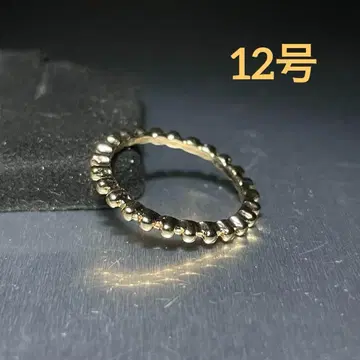 빈티지 패션 반지 골드 12호 비즈 디자인 심플