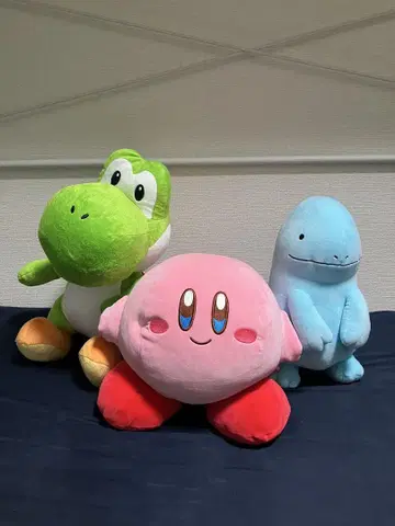 요시 커비 누오 봉제 인형 세트