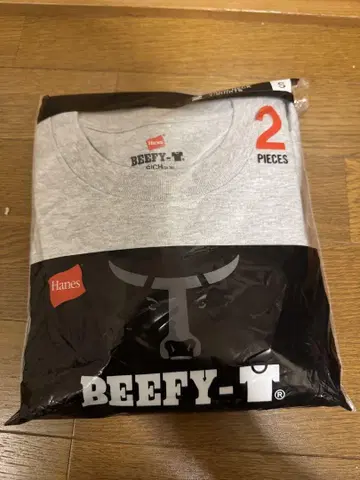 Hanes 헤인즈 BEEFY-T 피 S 사이즈 2장 세트