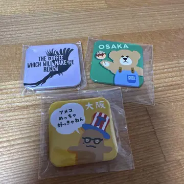 AMAZING COFFEE 캔뱃지 3개 세트