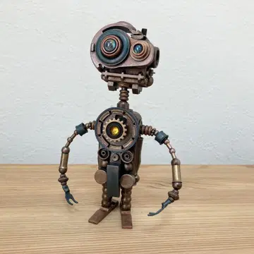 6, 미니 로봇 스팀펑크 13cm
