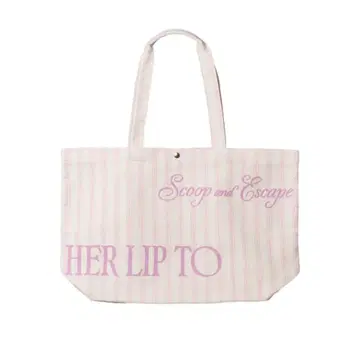 Herlipto Scoop and Escape Large Tote 핑크
