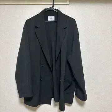 디스코트 테크 린넨 빅 실루엣 자켓
