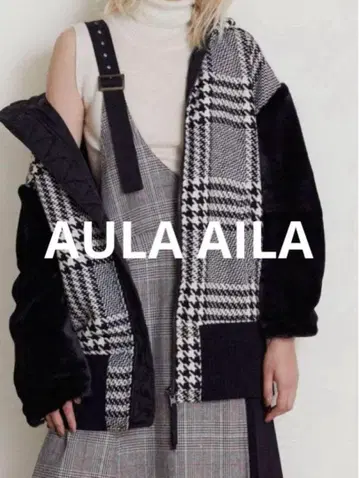 AULA AILA 콤비네이션 리버서블 블루종