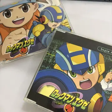 록맨 에그제 CD 주제가 2장 세트