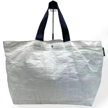 고품질 Herve Chapelier 에르베샤 펠리에 마르쉐 백 L 화이트