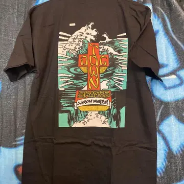 DOG TOWN Aaron Murray 그래픽 T셔츠 반팔 블랙