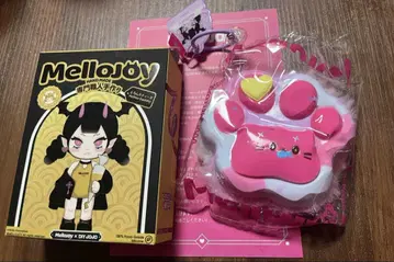 Mellojoy 스퀴즈 힐링 고양이 손톱 시리즈 복슬복슬 손톱
