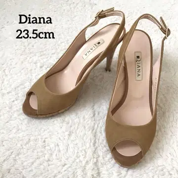 다이애나/DIANA 웨지솔 오픈토 펌프스 베이지 23.5