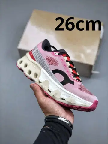 On Cloudmonster Hyper 스니커즈 핑크 26cm