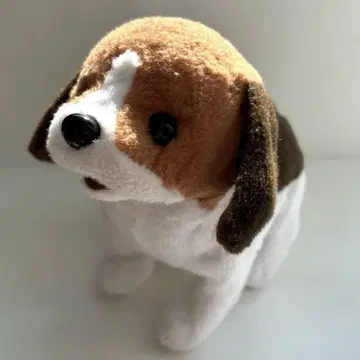 배터리로 움직이는 강아지 봉제 인형 아기 비글