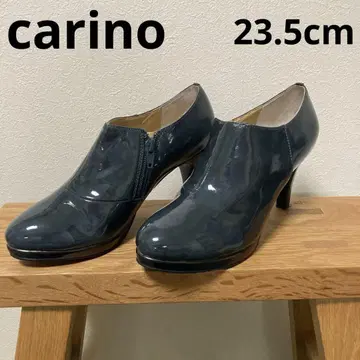 카리노 부티 23.5cm 에나멜 숏부츠 그린