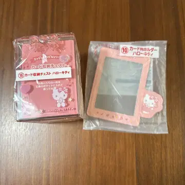 헬로키티 카드 수납 체스트 카드용 홀더